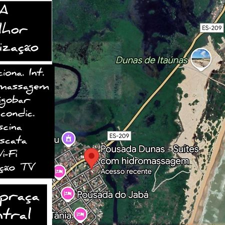 Pousada Dunas - Suites Com Hidromassagem No Coracao Da Vila Itaunas  Exterior foto